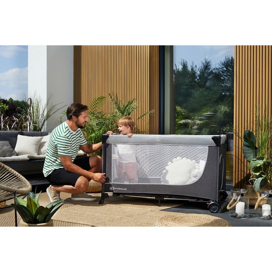 Vugge til baby Kinderkraft KCLEOD00GRY0000 #2