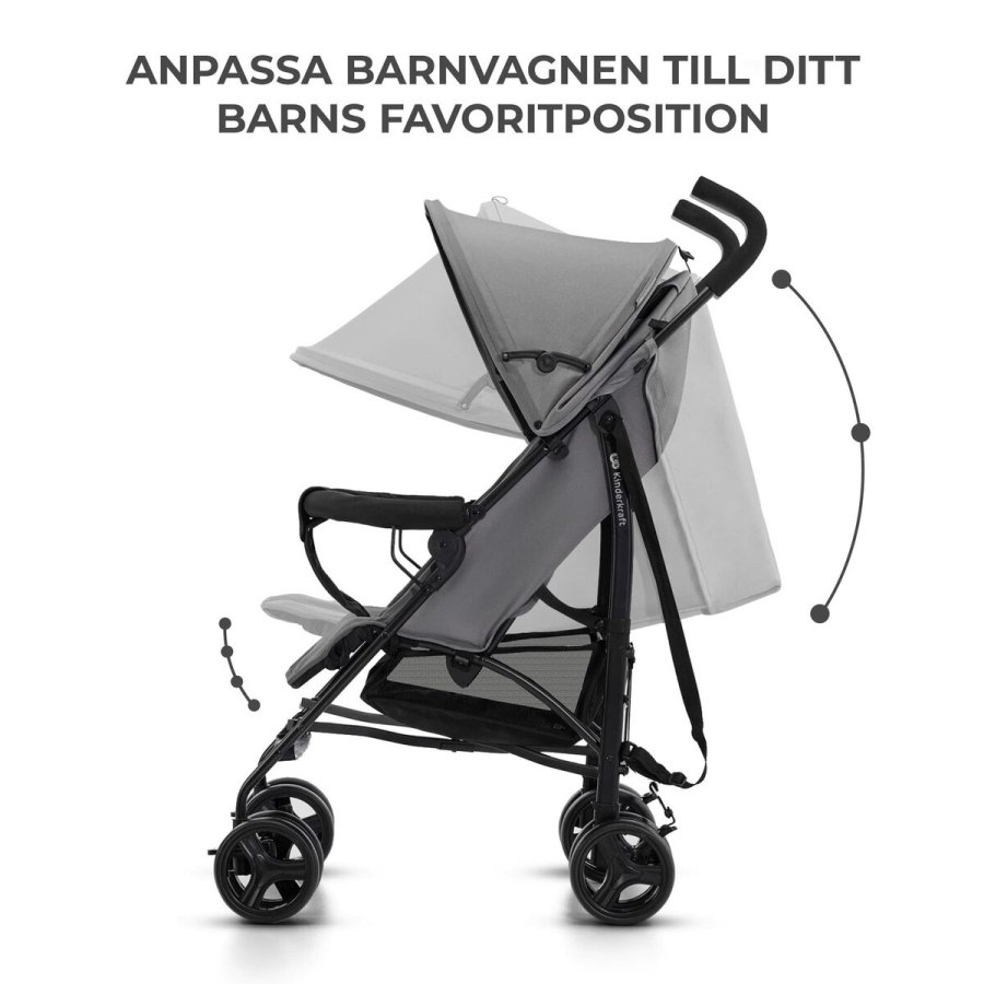 Klapvogn til baby Kinderkraft KSTIK000GRY0000 Gr� 1 Dele #7