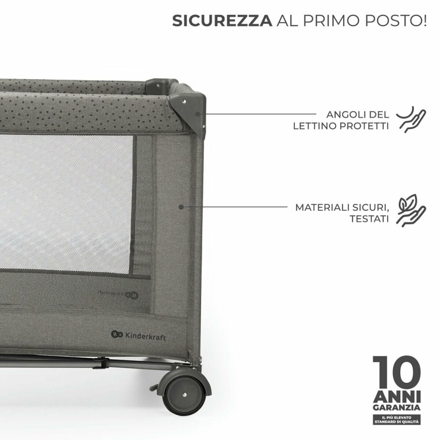 Vugge til baby Kinderkraft KLJOY02DGR00000 #6