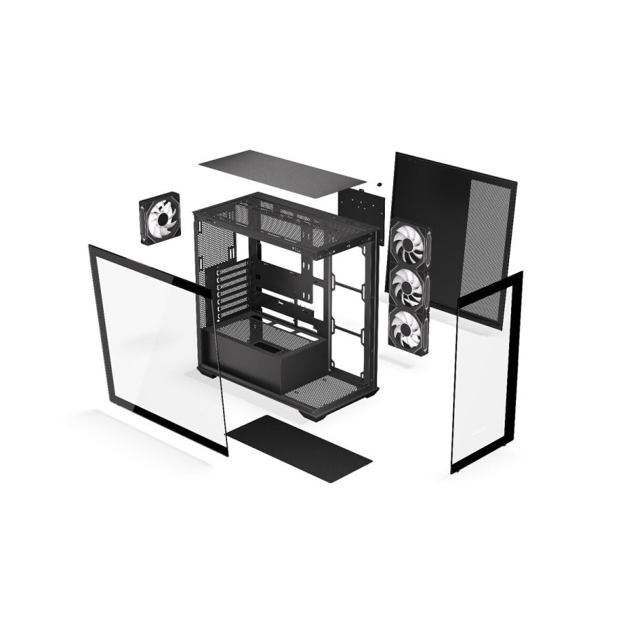 ATX Semi-t�rn kasse Krux KRXD004 Sort #4