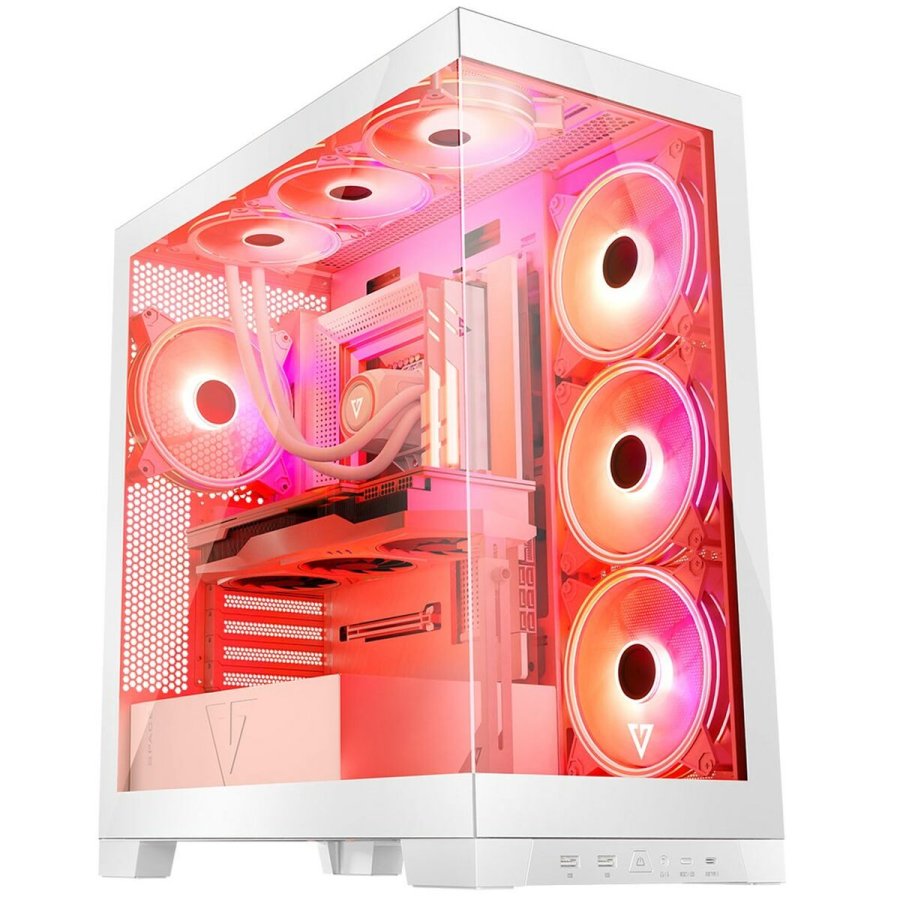 ATX Semi-t�rn kasse Modecom Volcano SPACE APEX ARGB Hvid #5
