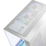 ATX Semi-t�rn kasse Modecom Volcano Panorama Midi biaa Hvid #2