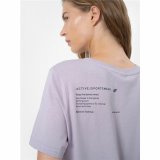 Kortrmet T-shirt til Kvinder 4F TSD025 #4