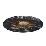 Gaming mtte Huzaro HZ-FLOORMAT 5.0 Sort Gummi #1
