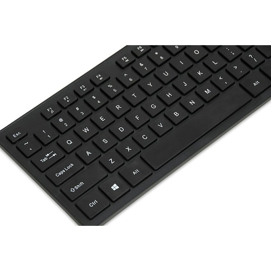 Tastatur og mus Ibox IKM5010W Sort Qwerty US #6