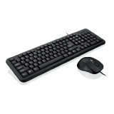Tastatur og mus Ibox OFFICE KIT II Sort Monochrome Engelsk QWERTY #2