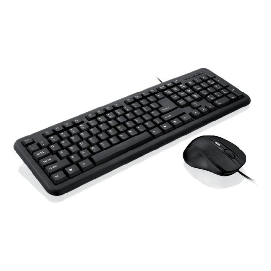Tastatur og mus Ibox OFFICE KIT II Sort Monochrome Engelsk QWERTY #2