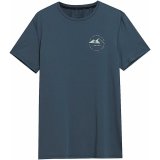 Kortrmet T-shirt til Mnd 4F Fnk M210 Mrkebl #7