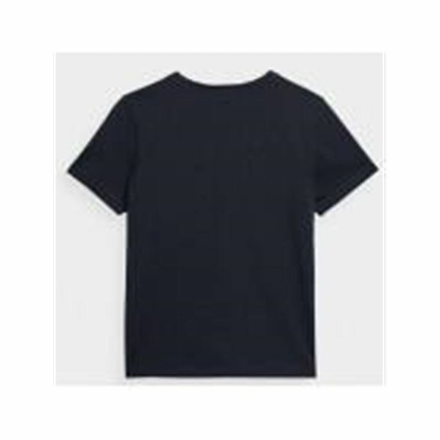 Kortrmet T-shirt til Brn 4F M291  Sort #2