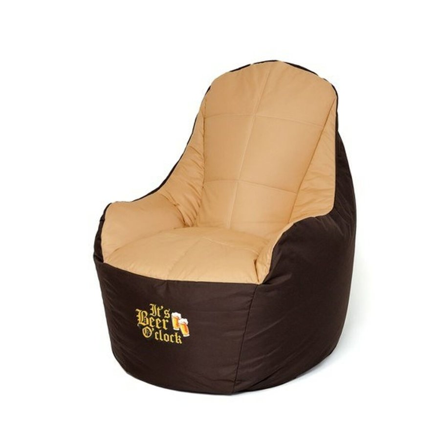 Puf GO GIFT Beige Bronze Oxford tejido antidesgarros #5