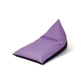 Puf GO GIFT Sort Lilla Oxford tejido antidesgarros #1
