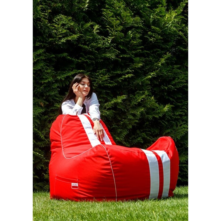 Puf GO GIFT Hvid Rd Oxford tejido antidesgarros 140 x 100 x 100 cm 140 x 100 cm #9