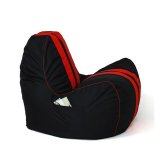 Puf GO GIFT Sort Rd Oxford tejido antidesgarros Miljvenligt lder 140 x 100 x 100 cm 140 x 100 cm #1