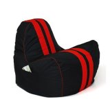 Puf GO GIFT Sort Rd Oxford tejido antidesgarros Miljvenligt lder 140 x 100 x 100 cm 140 x 100 cm #5