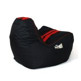 Puf GO GIFT Sort Rd Oxford tejido antidesgarros Miljvenligt lder 140 x 100 x 100 cm 140 x 100 cm #9