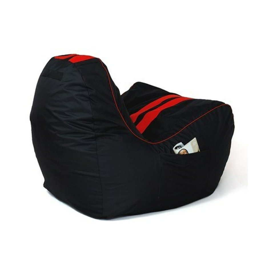 Puf GO GIFT Sort Rd Oxford tejido antidesgarros Miljvenligt lder 140 x 100 x 100 cm 140 x 100 cm #9