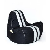 Puf GO GIFT Hvid Sort Oxford tejido antidesgarros 140 x 100 x 100 cm 140 x 100 cm #1