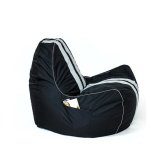 Puf GO GIFT Hvid Sort Oxford tejido antidesgarros 140 x 100 x 100 cm 140 x 100 cm #5