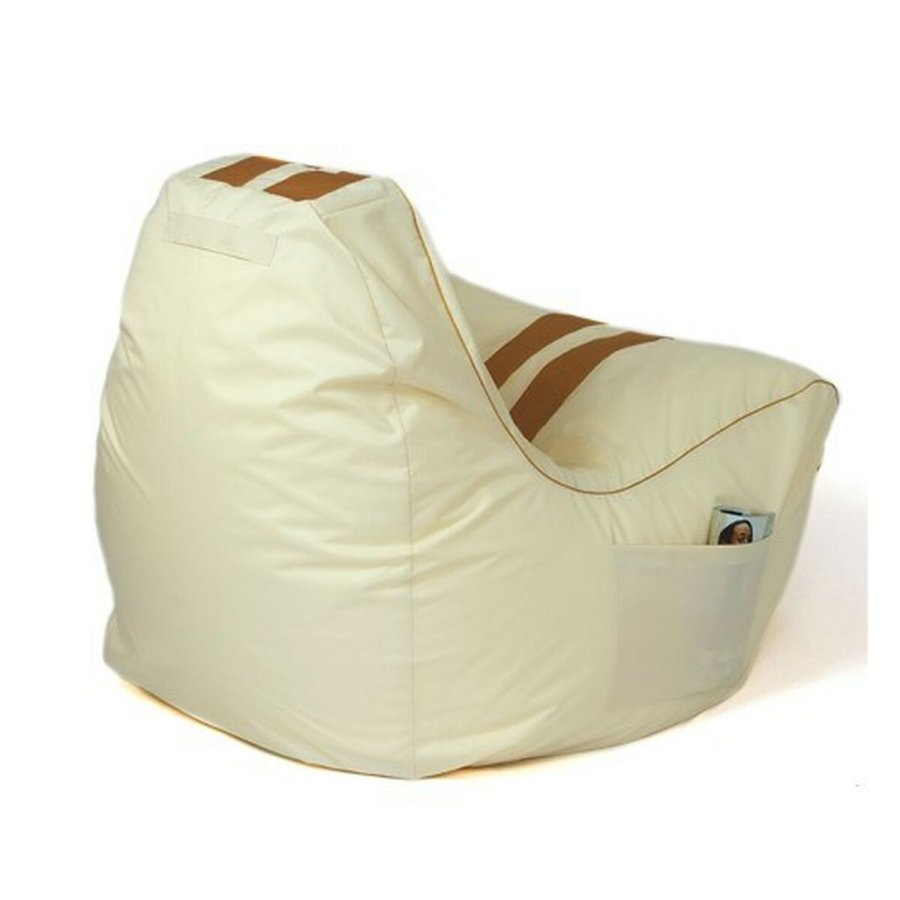 Puf GO GIFT Guld Beige Oxford tejido antidesgarros 140 x 100 x 100 cm 140 x 100 cm #9