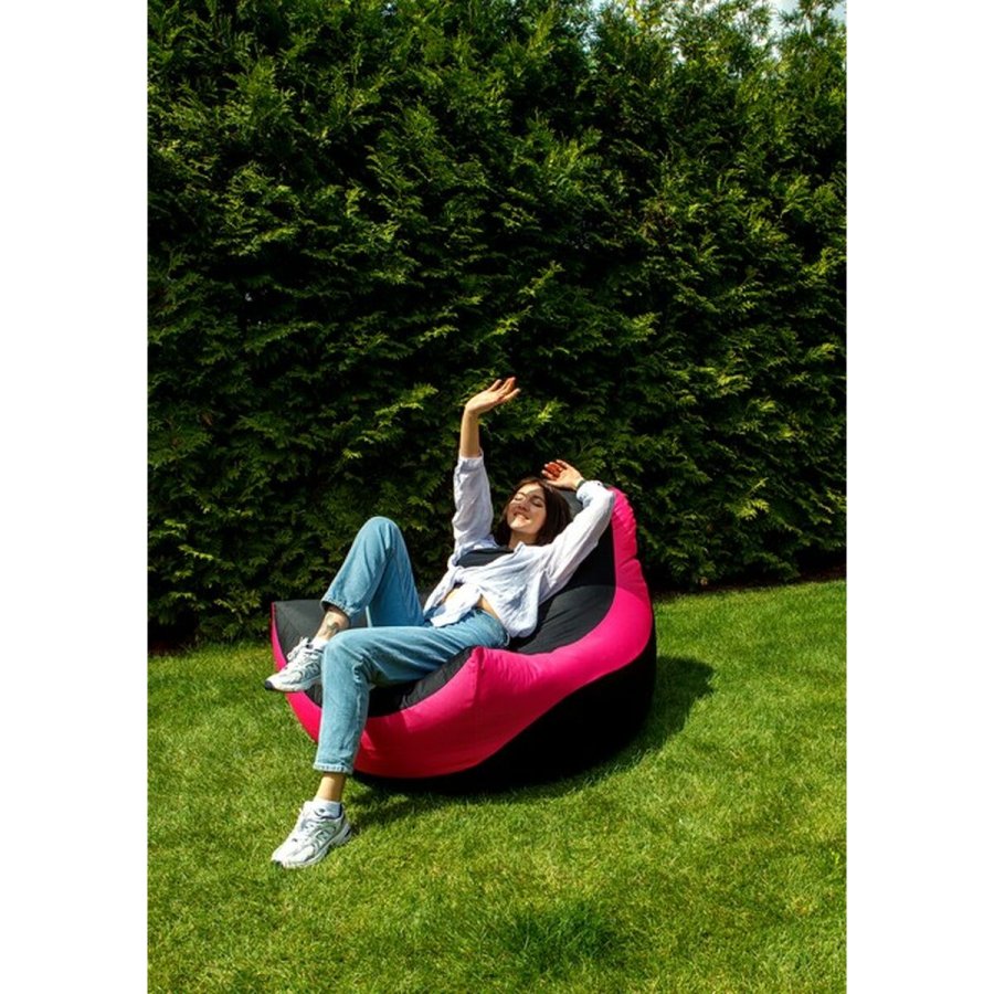 Puf GO GIFT Sort Pink Oxford tejido antidesgarros 140 x 100 x 100 cm 140 x 100 cm #13