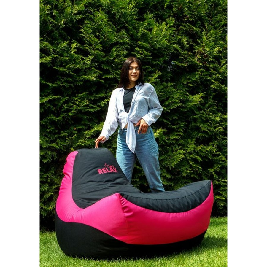 Puf GO GIFT Sort Pink Oxford tejido antidesgarros 140 x 100 x 100 cm 140 x 100 cm #17