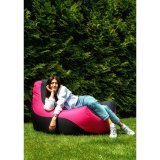 Puf GO GIFT Sort Pink Oxford tejido antidesgarros 140 x 100 x 100 cm 140 x 100 cm #21