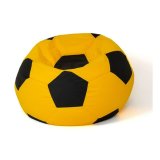 Puf GO GIFT Gul Sort Oxford #1