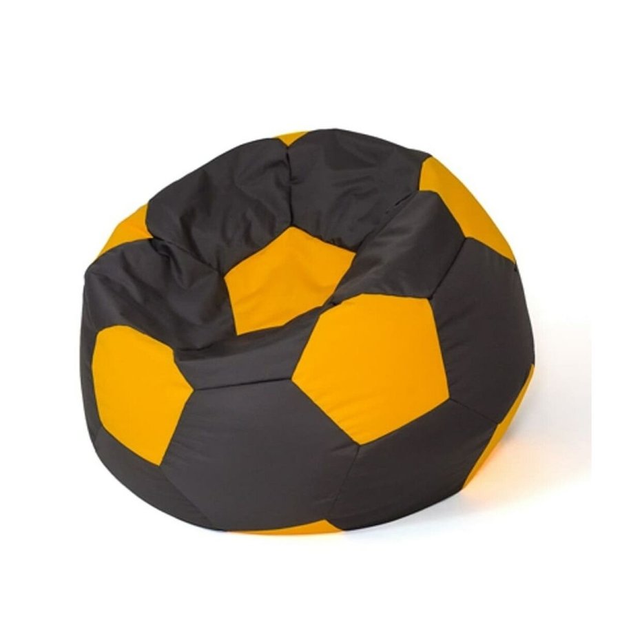 Puf GO GIFT Gul Sort Oxford #1