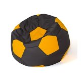 Puf GO GIFT Gul Sort Oxford #1