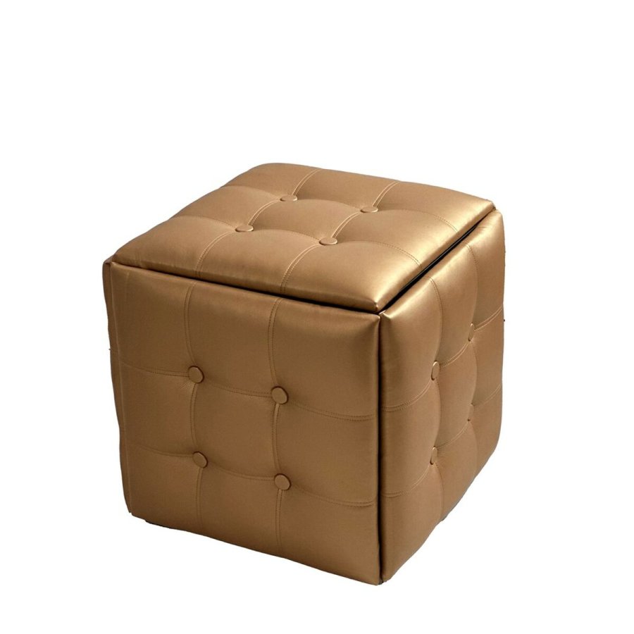Taburet st GO GIFT Transformer Camel Lder Stl 50 x 50 x 50 cm Puf 5 i 1 5 enheder #9