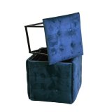 Taburet st GO GIFT Transformer Rdbrun Fljl Stl 50 x 50 x 50 cm Puf 5 i 1 5 enheder #1