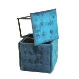 Taburet st GO GIFT Transformer Bl Fljl Stl 50 x 50 x 50 cm Puf 5 i 1 5 enheder #1