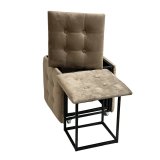 Taburet st GO GIFT Transformer Capuccino Fljl Stl 50 x 50 x 50 cm Puf 5 i 1 5 enheder #17