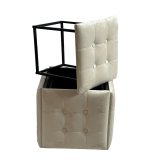 Taburet st GO GIFT Transformer Fldefarvet Fljl Stl 50 x 50 x 50 cm Puf 5 i 1 5 enheder #1