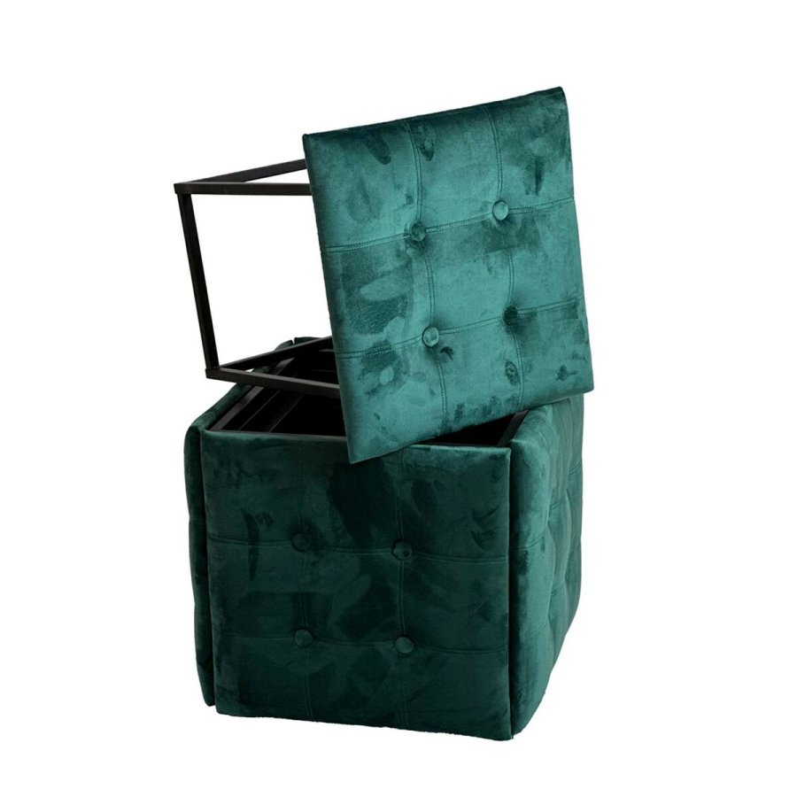 Taburet st GO GIFT Transformer Mrk grn Fljl Stl 50 x 50 x 50 cm Puf 5 i 1 5 enheder #1