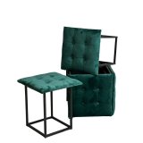 Taburet st GO GIFT Transformer Mrk grn Fljl Stl 50 x 50 x 50 cm Puf 5 i 1 5 enheder #13
