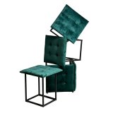 Taburet st GO GIFT Transformer Mrk grn Fljl Stl 50 x 50 x 50 cm Puf 5 i 1 5 enheder #17