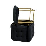 Taburet st GO GIFT Transformer Sort Fljl Stl 50 x 50 x 50 cm Puf 5 i 1 5 enheder #5