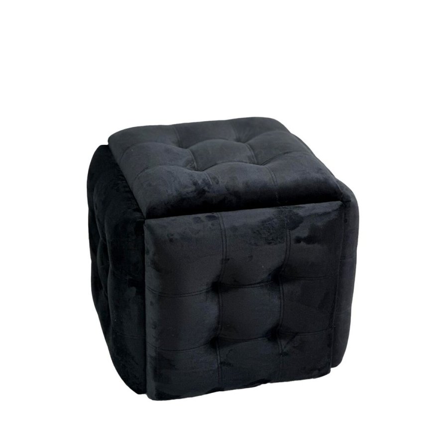 Taburet st GO GIFT Transformer Sort Fljl Stl 50 x 50 x 50 cm Puf 5 i 1 5 enheder #9