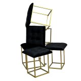Taburet st GO GIFT Transformer Sort Fljl Stl 50 x 50 x 50 cm Puf 5 i 1 5 enheder #25