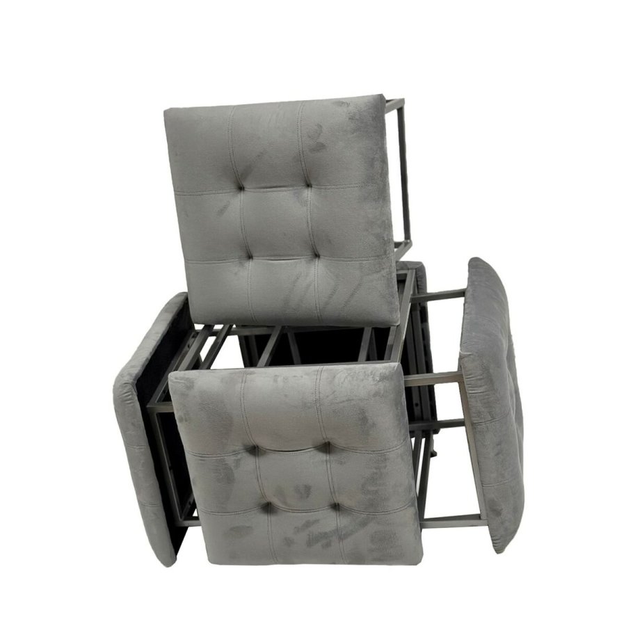 Taburet st GO GIFT Transformer Gr Fljl Stl 50 x 50 x 50 cm Puf 5 i 1 5 enheder #17