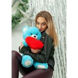 Bjrnebamse GO GIFT FRANK 50 BL Bl plys Hjerte 50 cm #5