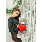 Bjrnebamse GO GIFT FRANK 50 GR Gr plys Hjerte 50 cm #6