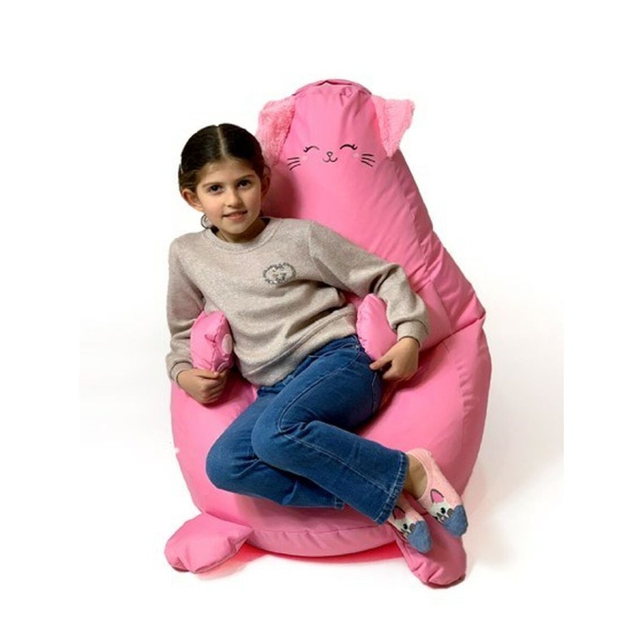 Puf GO GIFT Pink Oxford Kat 130 x 90 cm #5