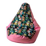 Puf GO GIFT Pink Oxford tejido antidesgarros Paw Patrol 140 x 100 cm #5
