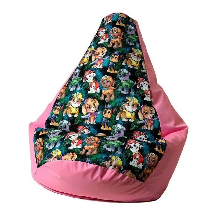Puf GO GIFT Pink Oxford tejido antidesgarros Paw Patrol 140 x 100 cm #5