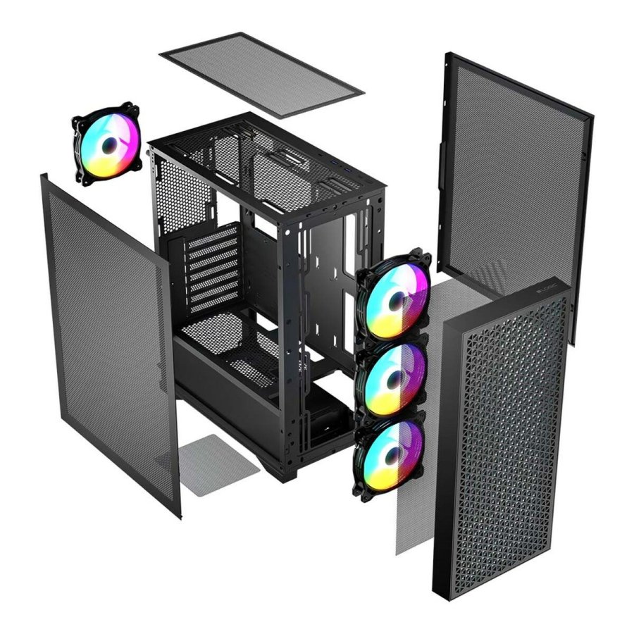ATX Semi-t�rn kasse Logic AT-DART-PRO-ARGB-10 Sort #5