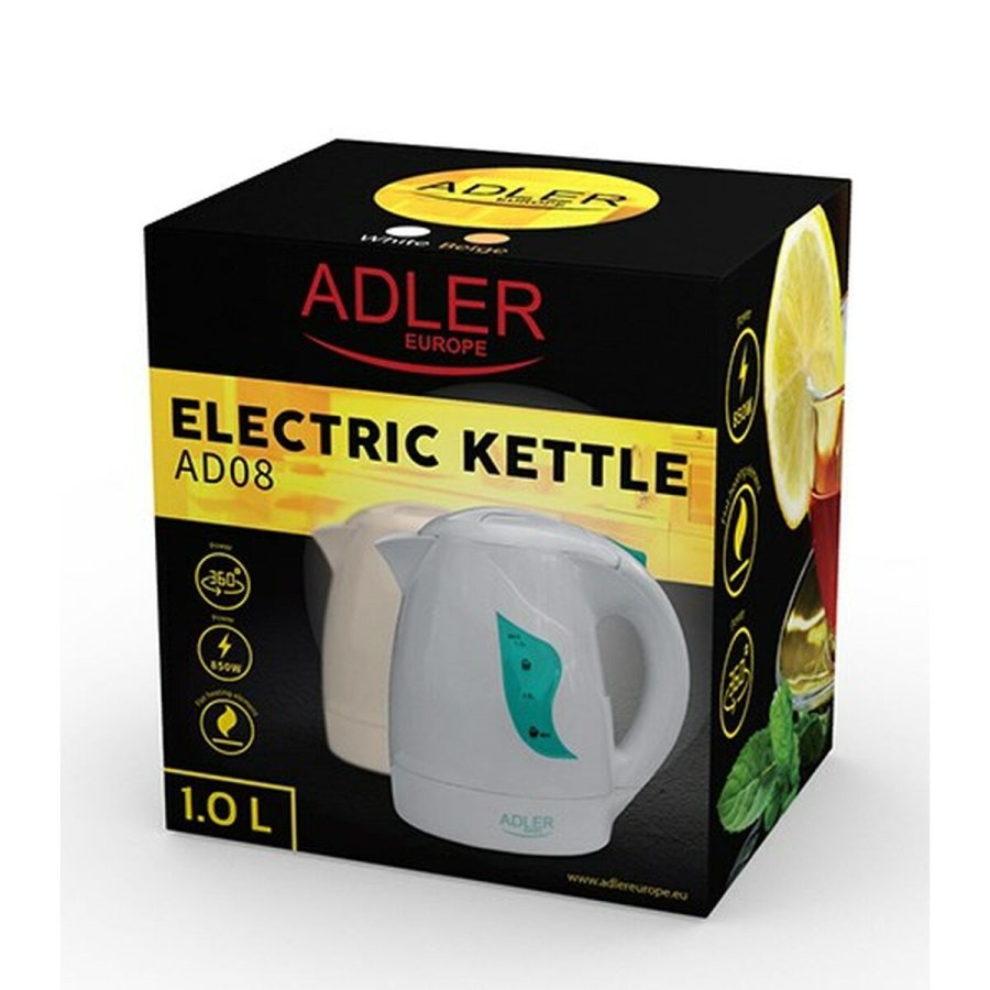 Vandkedel og Elektrisk Tekedel Adler AD 08w Hvid 850 W 1 L #7