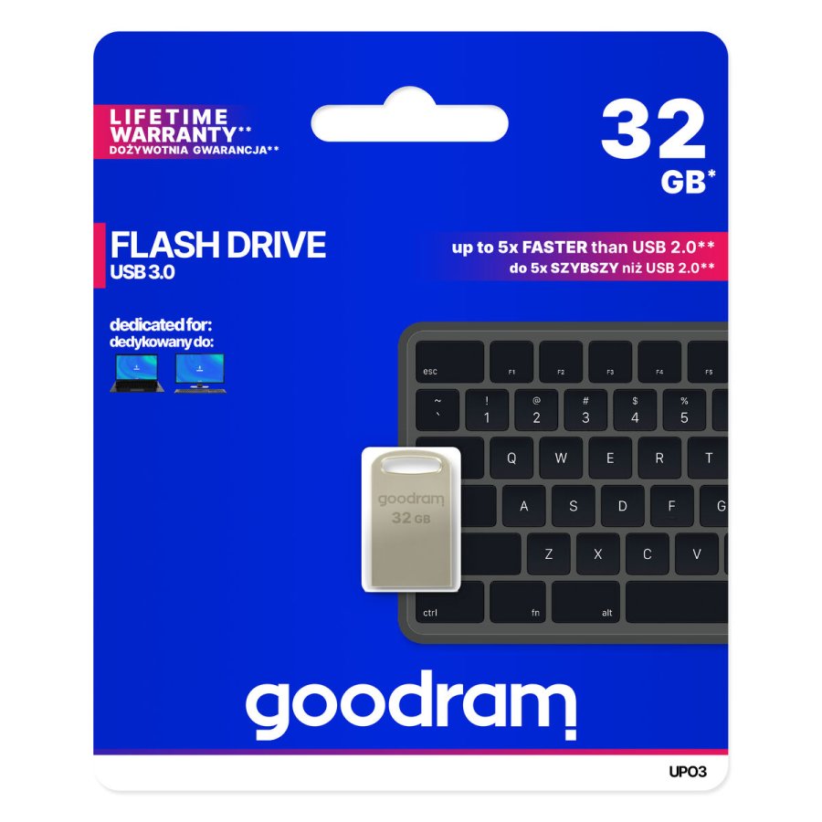 USB stick GoodRam Executive Gr Slvfarvet 32 GB #3