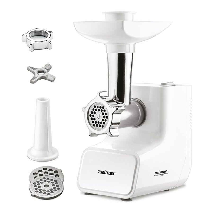 K�dhakker Zelmer ZMM3511B Hvid S�lvfarvet Metal 1500 W #1